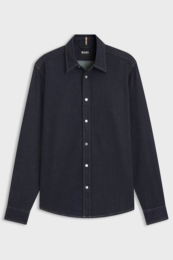 ΤΖΗΝ ΠΟΥΚΑΜΙΣΟ BOSS - 402 ΜΠΛΕ